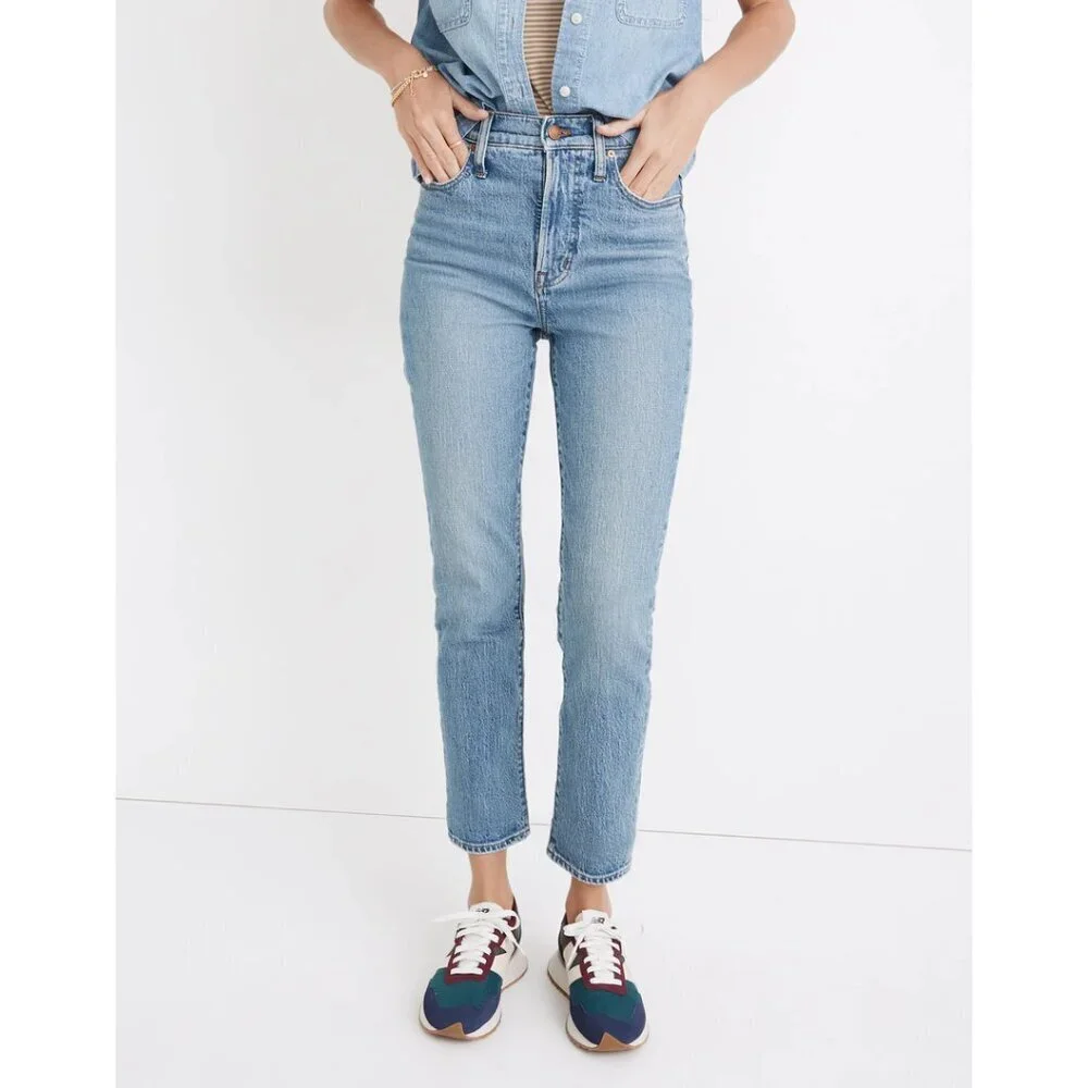 MADEWELL The Perfect Vintage Jean in Banner Wash Size US 26 - Picture 2 of 13